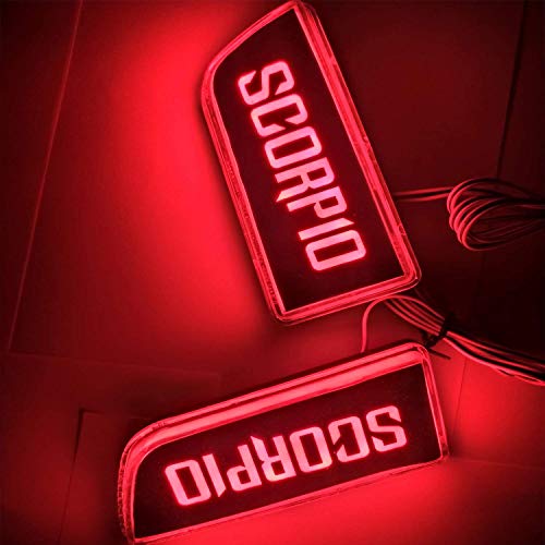 UBH ; Profession of Quality UBH Professional Quality Car LED Brake Reflector Light With Flowing Design for Back Bumper (Scorpio Type A) - Image 4
