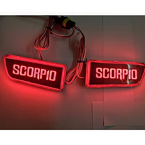UBH ; Profession of Quality UBH Professional Quality Car LED Brake Reflector Light With Flowing Design for Back Bumper (Scorpio Type A) - Image 3
