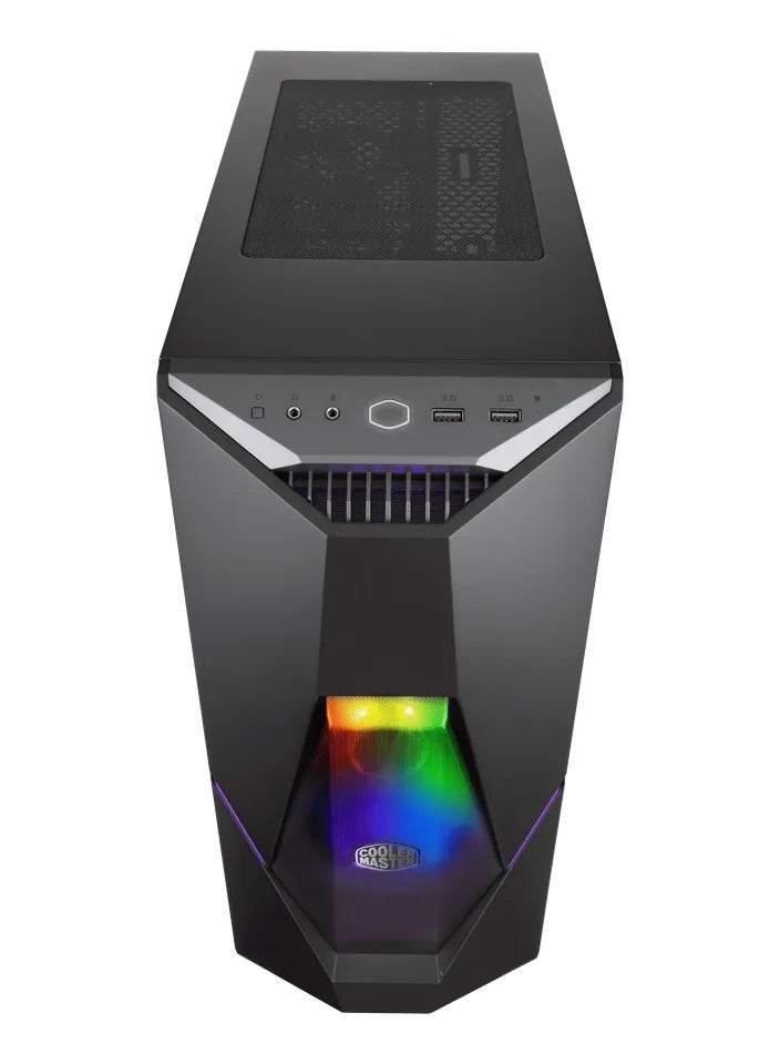 MasterBox K500 ARGB Mid-Tower ATX PC Case, Tempered Glass Side Panel, 3x 120mm ARGB Fans, Mesh Front Panel, Supports ATX, Micro-ATX, Mini-ITX, 240mm/280mm Radiator Support, 7 Expansion Slots, 2x USB 3.2 Gen1 | MCB-K500D-KGNN-S02