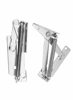 Excefore 80 Degree Cabinet Door Hinge, 2PCS Lift Up Flap Top Door Hinges  Hydraulic Hinges Cabinet Hinge Folding Sofa Bed Spring Hinges for Kitchen Wardrobe Cupboard Cabinet Pneumatic Stop Support Max 10 kg  - Image 1