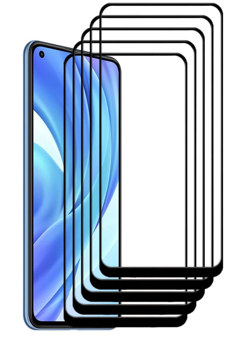 ACLIX 5 Pieces Antistatic ESD Dustproof Premium Quality High Definition Tempered Glass Screen Protector Designed For Xiaomi Mi 11 Lite - Image 1