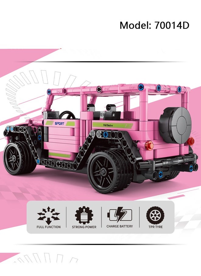 70014D Remote control car model Building Toy Set (434 Pieces) 6+ Years  - Image 2