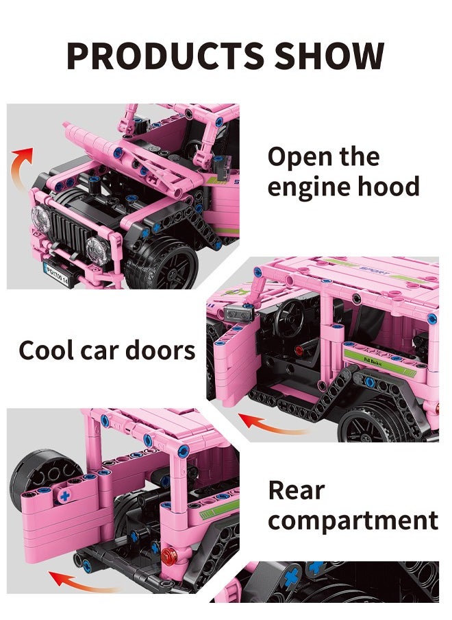 70014D Remote control car model Building Toy Set (434 Pieces) 6+ Years  - Image 5