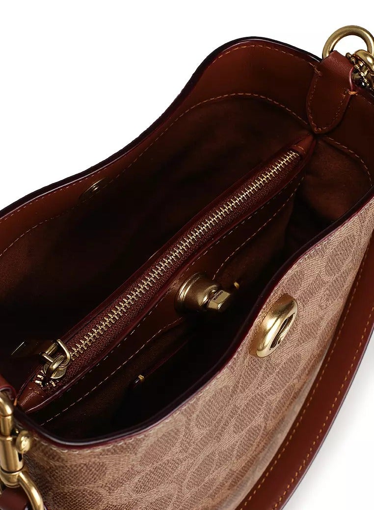 كوتش اوت ليت حقيبة دلو ناعمة من COACH Willow مقاس - Image 4