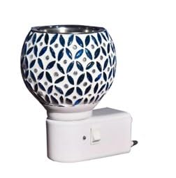 Rofras Electric Kapoor Dani Dhoop Dani Pooja for Home Office Multipurpose Ceramic Kapoor Dani Night lamp Incense Burner - Image 2