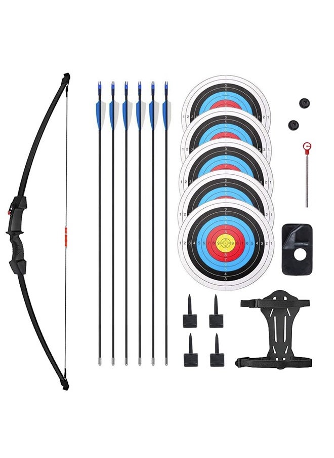 YelaJoy - Kids Bow and Arrow Set, Upgraded Youth Bow and Arrow, Kids and Beginner Bow Practice Bow, With 6 Arrows and Accessories For Outdoor Practice Bow and Arrow Set, Sports/Game (G-1) - Image 1
