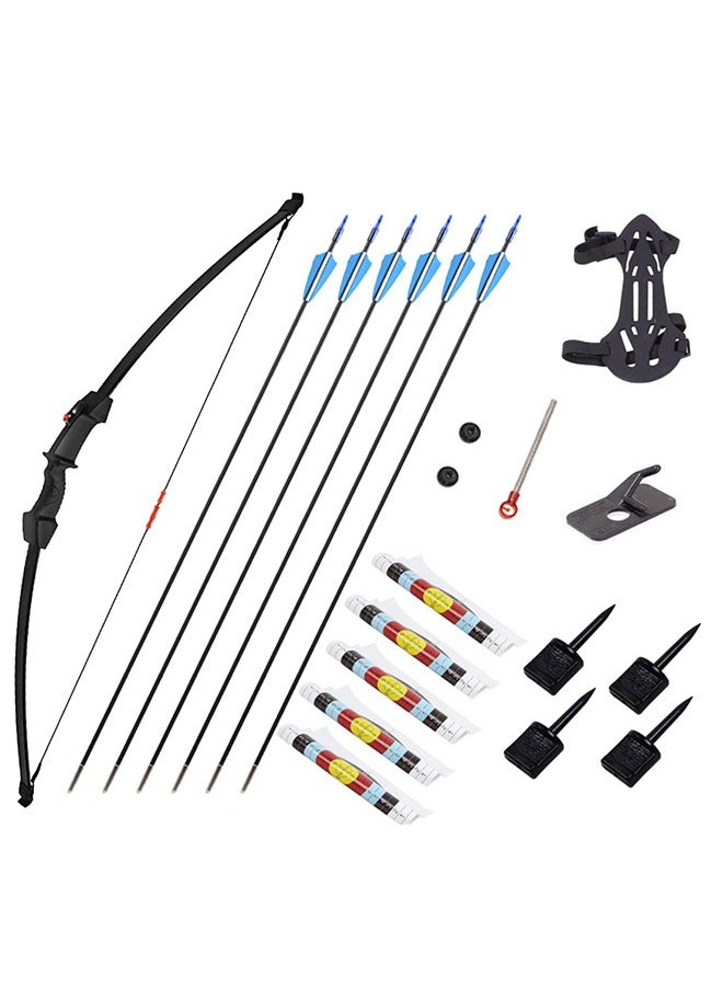 YelaJoy - Kids Bow and Arrow Set, Upgraded Youth Bow and Arrow, Kids and Beginner Bow Practice Bow, With 6 Arrows and Accessories For Outdoor Practice Bow and Arrow Set, Sports/Game (G-1) - Image 1