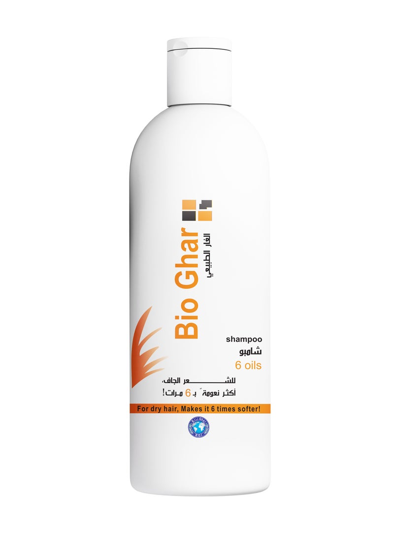 بيوغار  شامبو ال6 زيوت للشعر الجاف 370مل - Image 1
