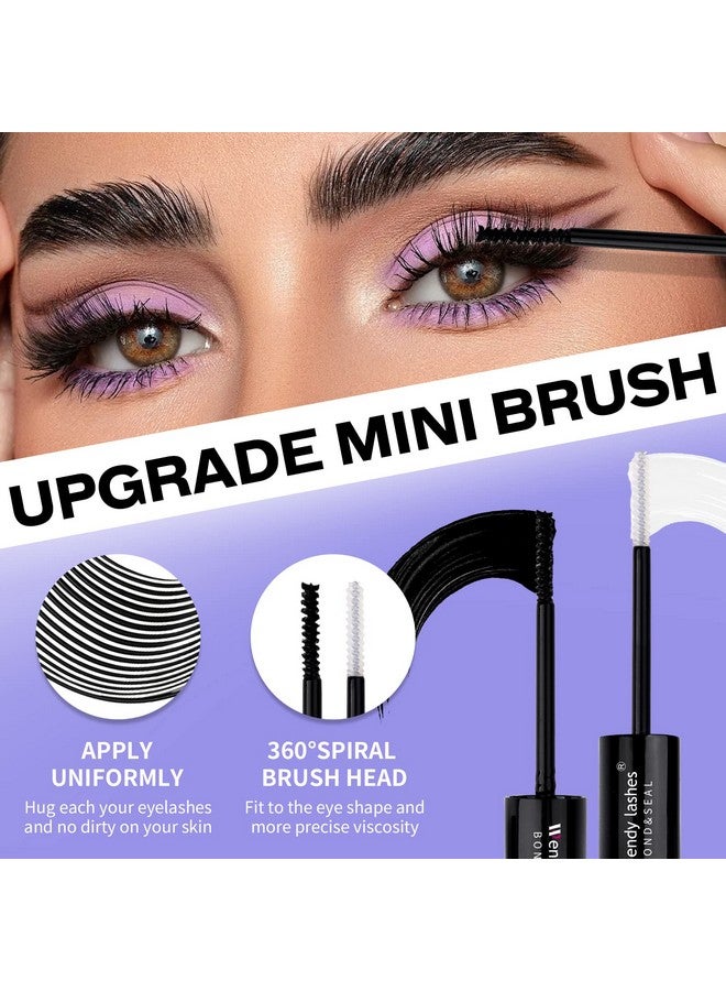 WENDY LASHES DIY lash Extension Kit 60D/80D Lash Cluster Kit 3D Effect 240 PCS D Curl 12-16mm Mixed,Individual Lashes Clusters Lash Band and Seal Cluster Lash Applicator Individual Lashes Kit - Image 4