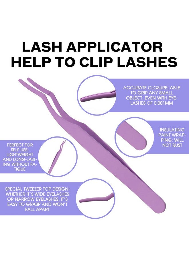 WENDY LASHES DIY lash Extension Kit 60D/80D Lash Cluster Kit 3D Effect 240 PCS D Curl 12-16mm Mixed,Individual Lashes Clusters Lash Band and Seal Cluster Lash Applicator Individual Lashes Kit - Image 5