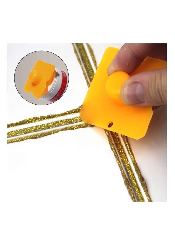 أداة تشطيب مانع التسرب، 13 أداة عملية لإزالة السدادات برأس من الفولاذ المقاوم للصدأ مع 4 وسادات سيليكون قابلة للاستبدال، سدادة سيليكون + مكشطة بلاستيكية للمطبخ والحمام والنوافذ وأحواض المطبخ - Image 2