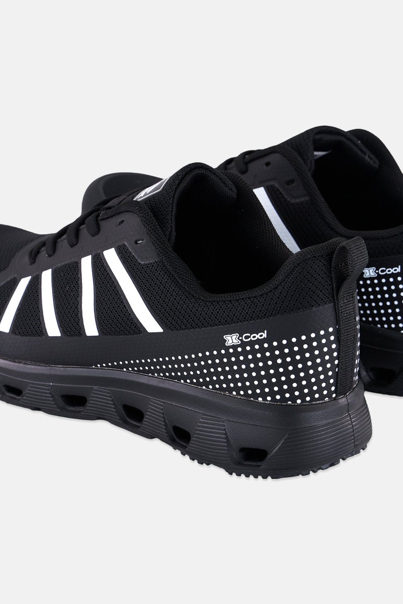 RBX Women Brand Logo Lace Up Training Shoes, Black - Image 2