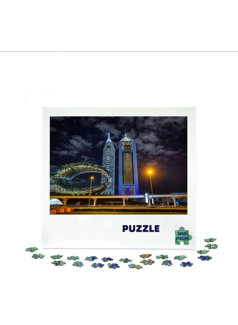 آنا 1000 قطعة بانورامية من الورق السميك لتحفيز العقل وتخفيف التوتر - Image 1