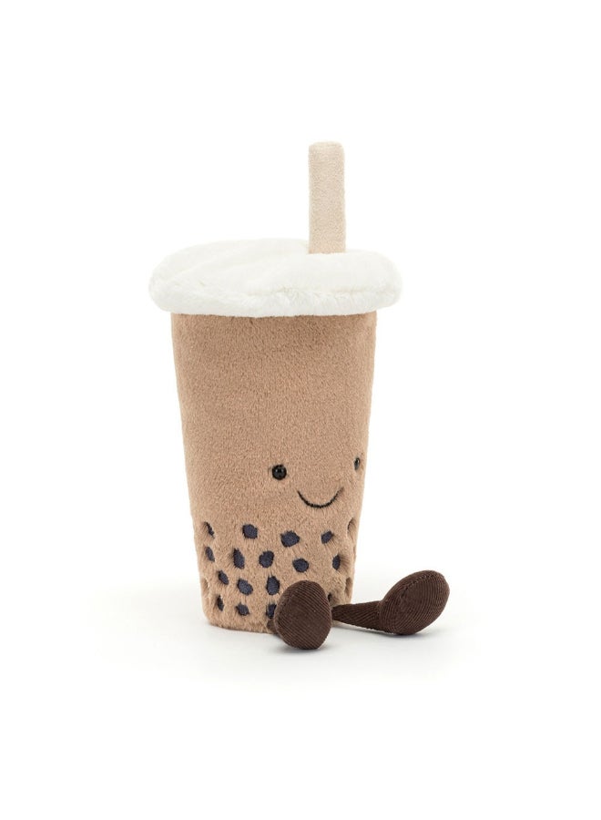 Jellycat دميّة بابل تي بوبا القابلة للتسلية - لعبة محشوة ناعمة بأرجل كوردي، هدية عيد الحب لطيفة للأطفال والبالغين، مجموعة جليكات، 17 سم - Image 4