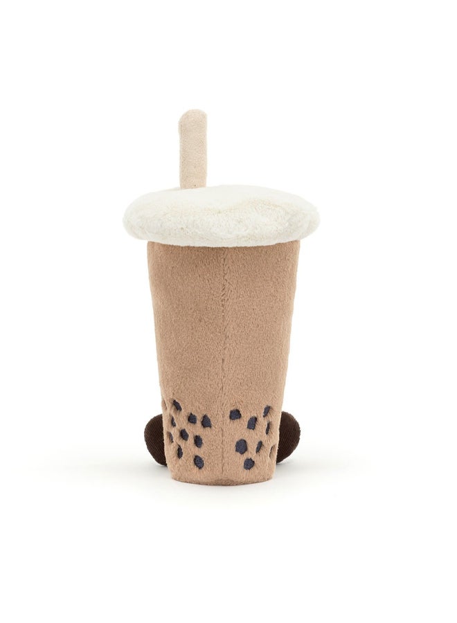 Jellycat دميّة بابل تي بوبا القابلة للتسلية - لعبة محشوة ناعمة بأرجل كوردي، هدية عيد الحب لطيفة للأطفال والبالغين، مجموعة جليكات، 17 سم - Image 3