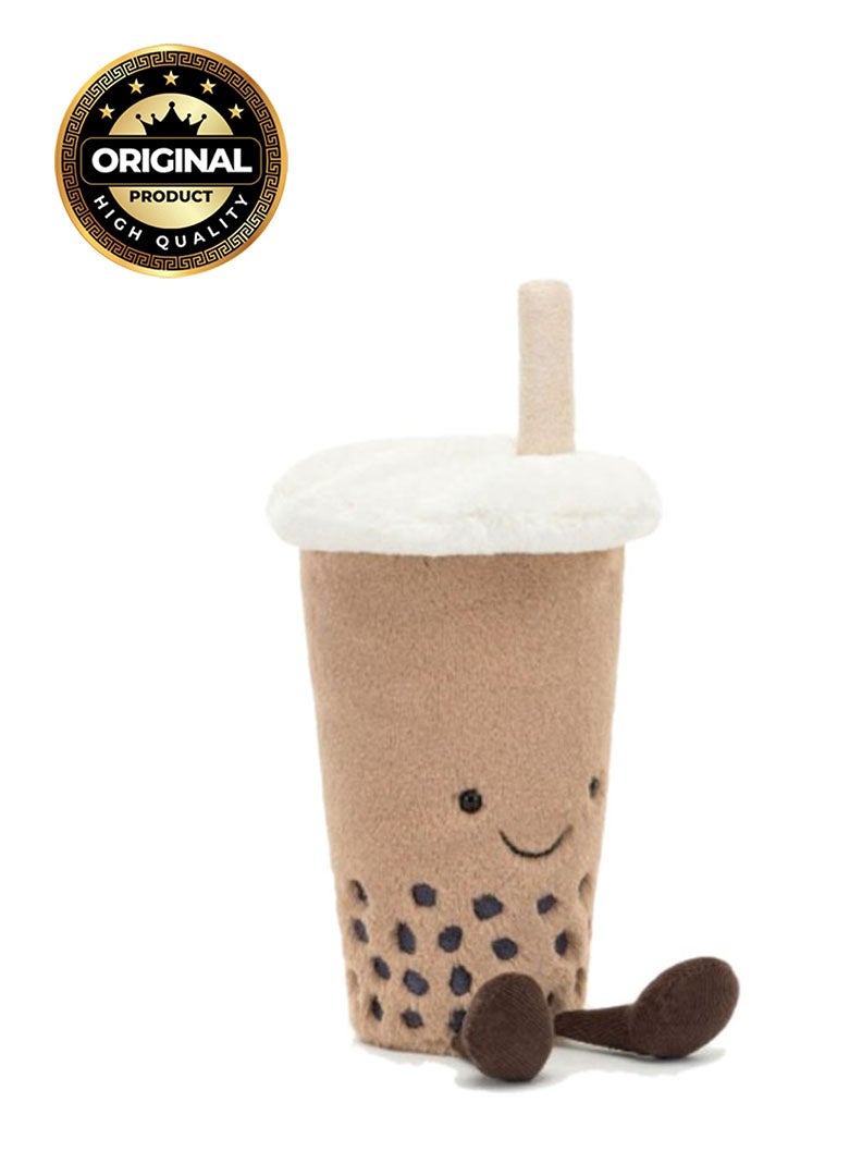 Jellycat Amuseable Bubble Tea Boba Plush – Soft Stuffed Toy with Cordy Legs, Cute Valentine’s Gift for Kids & Adults, Collectible Jellycat,  17cm - Image 1