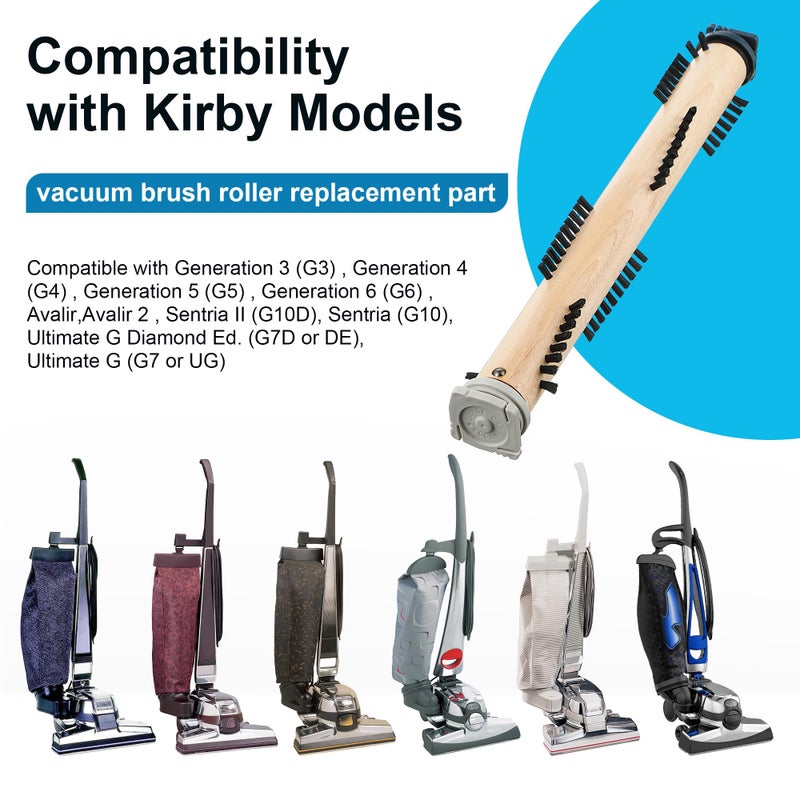 Ceoighe Vacuum Cleaner Brush Roll Compatible with Kirby Vacuum Cleaner G3/G4/G5/G6/Sentria, Ultimate G, Vacuum Attachments Replacement Parts Beater Bar Brush Roller Replacement for House Office Clean - Image 5