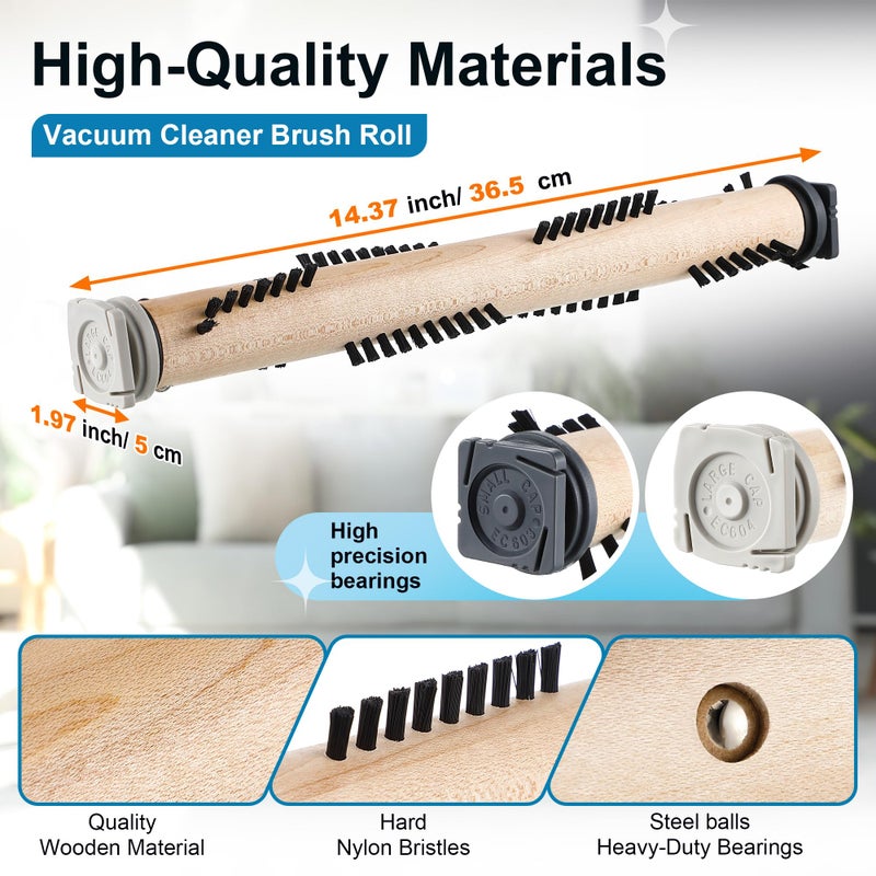 Ceoighe Vacuum Cleaner Brush Roll Compatible with Kirby Vacuum Cleaner G3/G4/G5/G6/Sentria, Ultimate G, Vacuum Attachments Replacement Parts Beater Bar Brush Roller Replacement for House Office Clean - Image 2