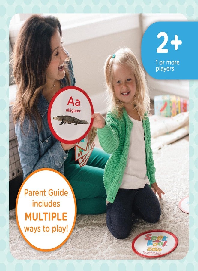 MindWare Seek-a-Boo! at The Zoo The Seek-and-Find Alphabet Matching Game - Fun Toddler Games Ages 2-4 - Improves Memory, Vocabulary and Letter Recognition - Image 3