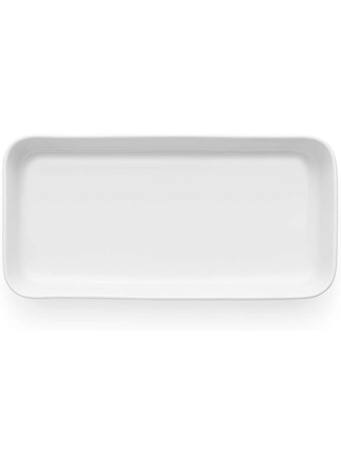 Eva Solo Serving Dish Nova - Elegant Porcelain Platter with Ribbed Finish - Matte Glaze, Durable & Dishwasher Safe - Perfect for Snacks, Starters & Sides (24x12 CM) - Image 3