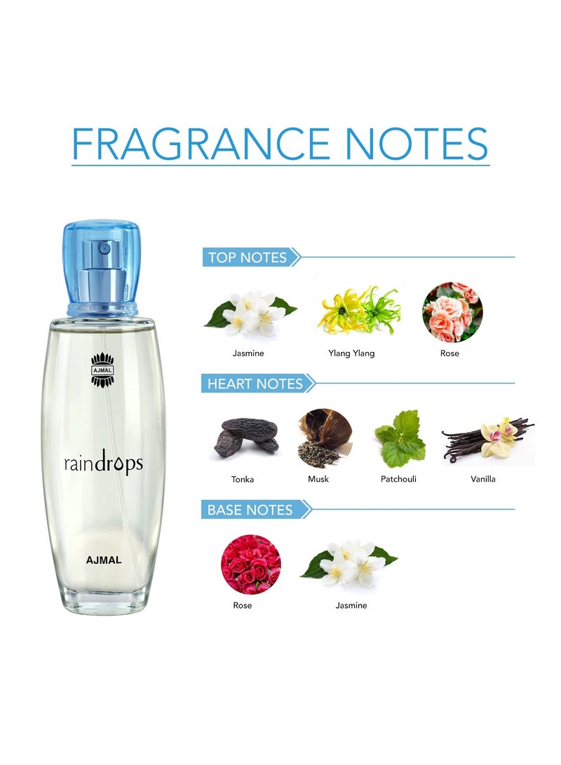 Ajmal Raindrops Eau De Parfum For Women - 50 ML - Image 5