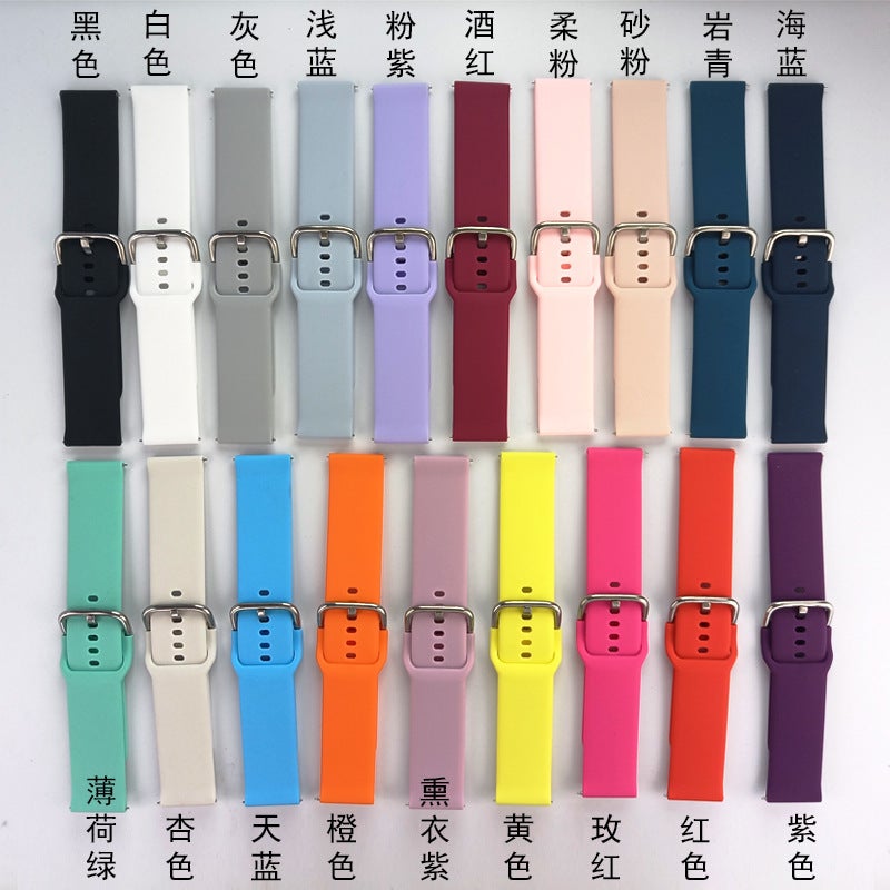 For Samsung Galaxy Active2 Silicone Strap Huawei Watchgt Strap 20Mm 22Mm - Image 4