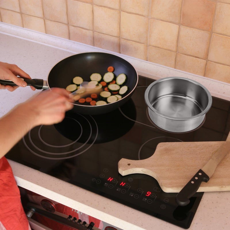🍳 أوعية فولاذية متينة متعددة الاستخدام للحساء والفواكه قابلة للتكديس أدوات مطبخ أساسية - Image 5