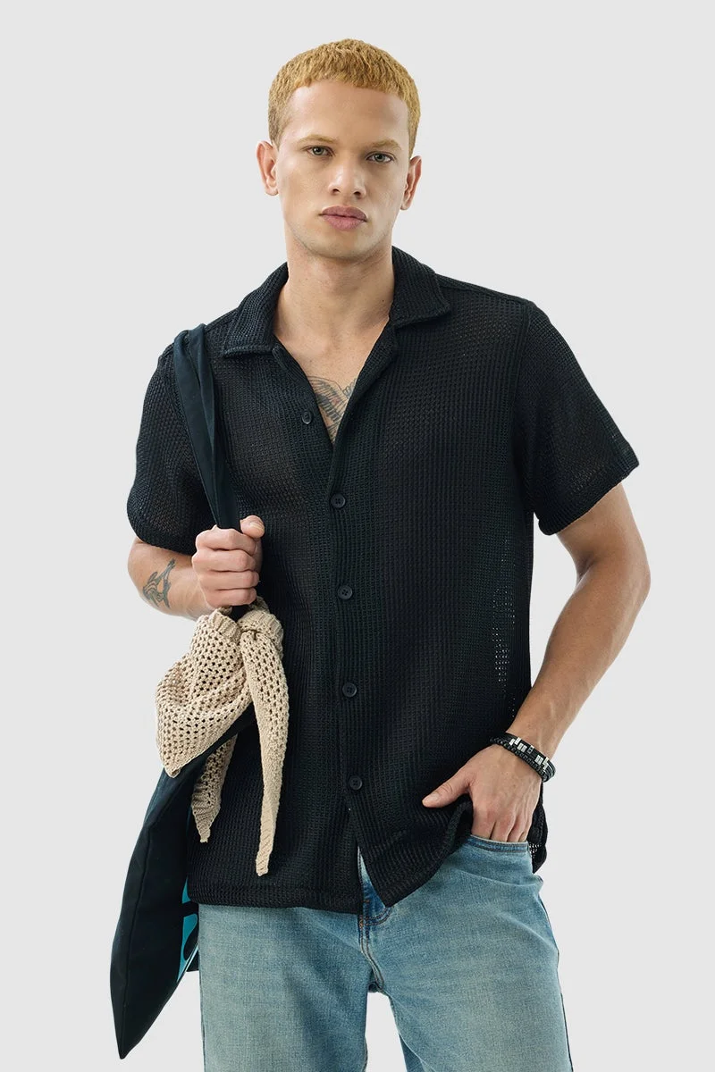 سنيتش قميص كروشيه بلاك بوكس فيت