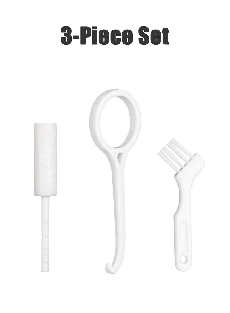 Orthodontic Chewies cleanning kit 3-Piece Set - with Remover Hook and Cleaning Brush for Invisible Braces - Image 1