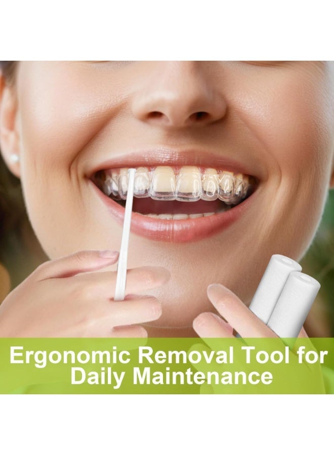 Orthodontic Chewies cleanning kit 3-Piece Set - with Remover Hook and Cleaning Brush for Invisible Braces - Image 5