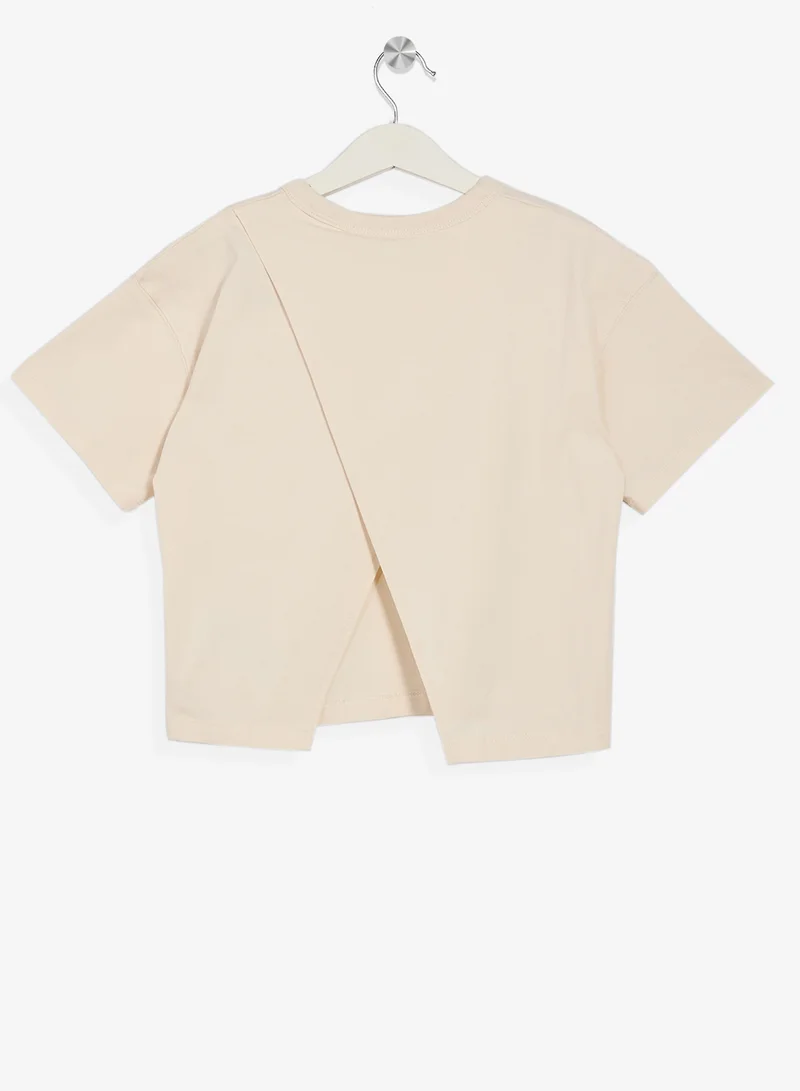 Calvin Klein Jeans Youth logo Crew Neck T-Shirt