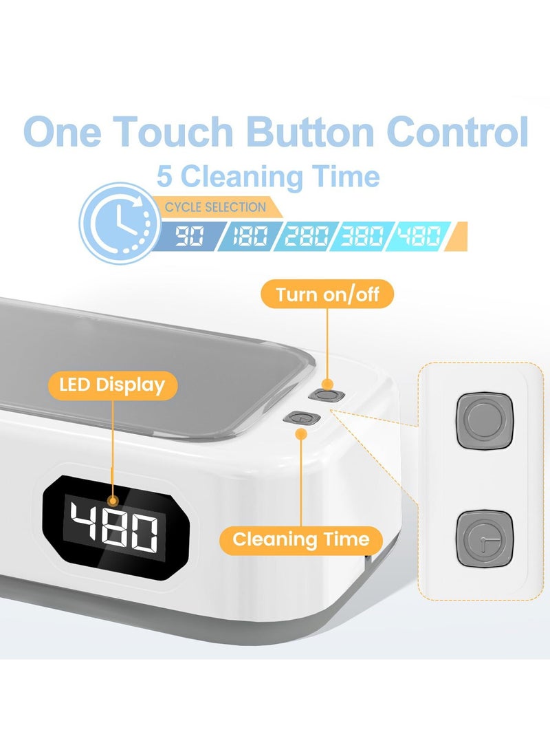 General Ultrasonic cleaning machine Glasses cleaning machine Household dentures Contact lenses Jewelry Automatic cleaner  - Image 3