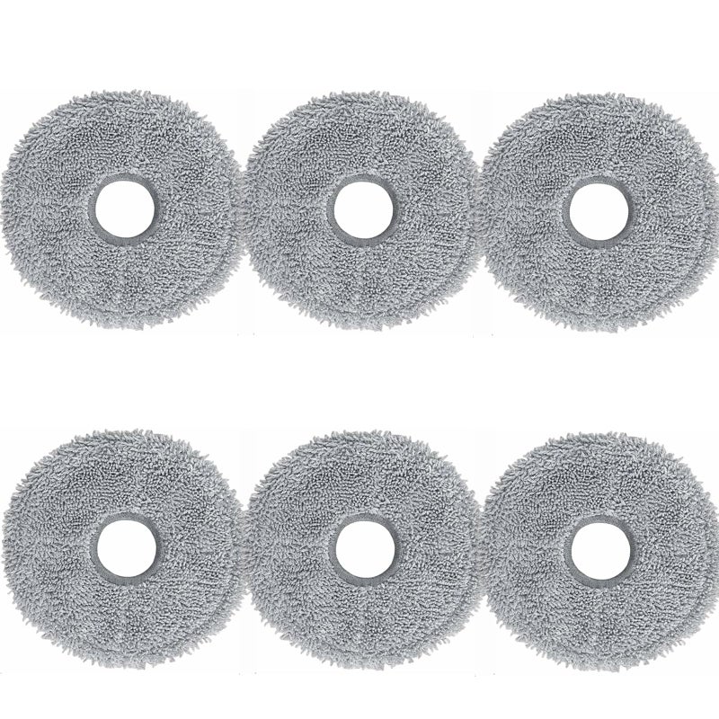 Mop Pad Replacement for Dreame L40 Ultra L20 Ultra L10s Ultra Gen2 X40 Ultra L10s Ultra X30 Ultra L10s Pro Ultra Heat L10 Ultra Robot Vacuum L40 Ultra Accessoires 6 Pcs Mop Pad