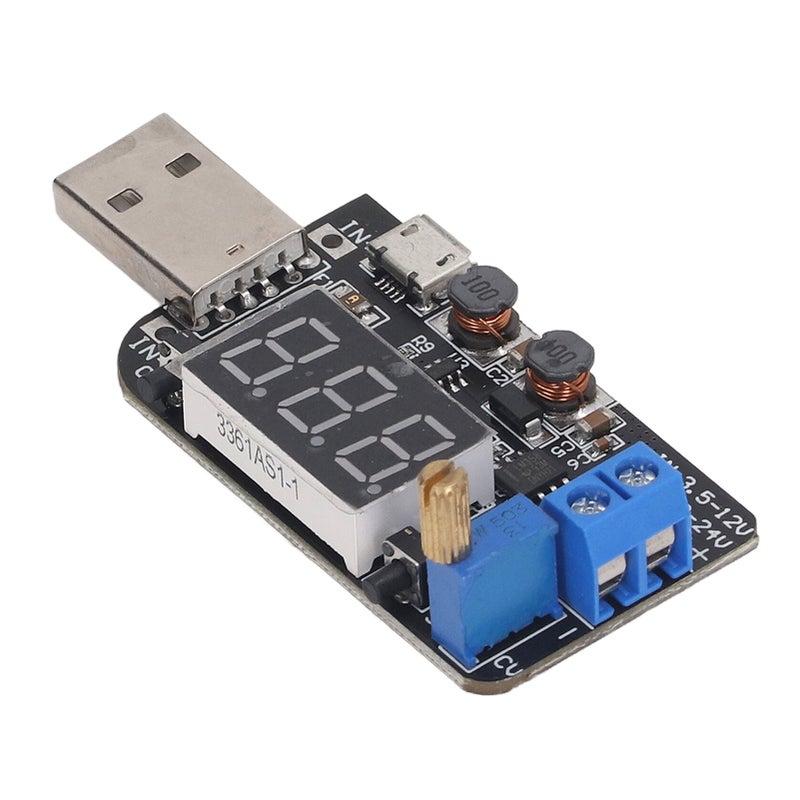 وحدة محول الرفع والانخفاض (Boost Buck) لوحة إمدادات طاقة USB DC 5V إلى DC 3.3V 9V 12V 18V 24V - Image 2