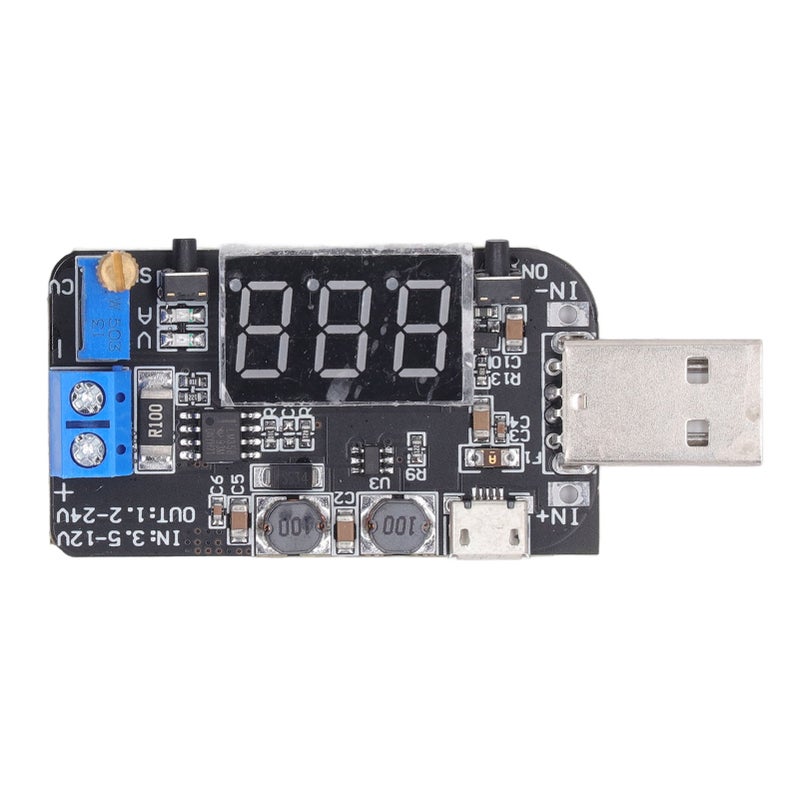 وحدة محول الرفع والانخفاض (Boost Buck) لوحة إمدادات طاقة USB DC 5V إلى DC 3.3V 9V 12V 18V 24V - Image 1