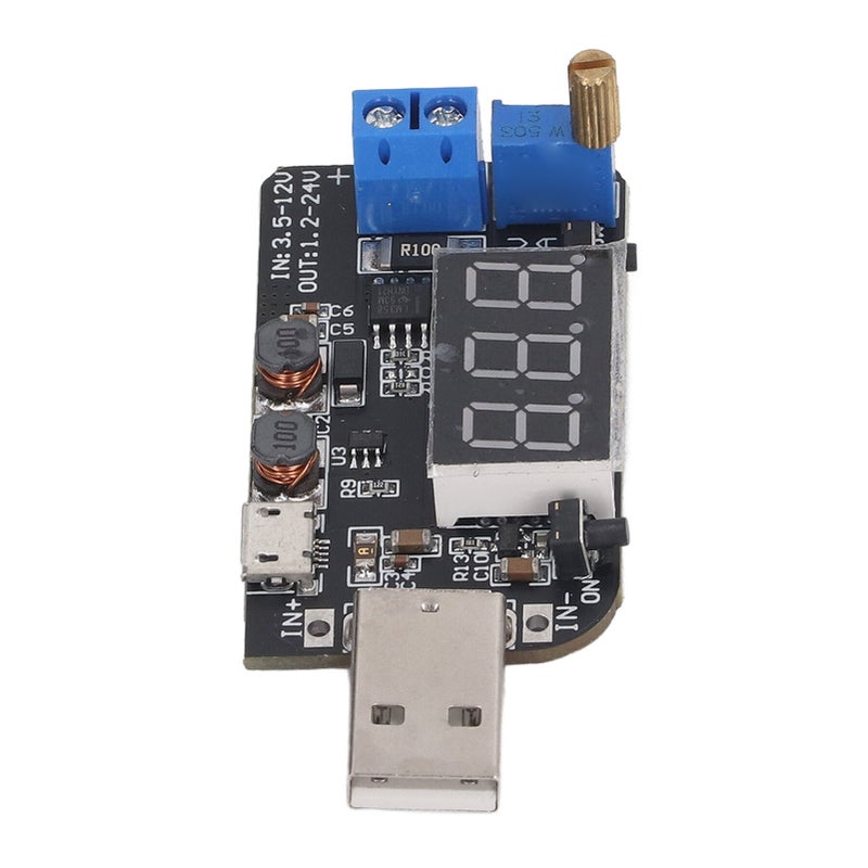 وحدة محول الرفع والانخفاض (Boost Buck) لوحة إمدادات طاقة USB DC 5V إلى DC 3.3V 9V 12V 18V 24V - Image 5