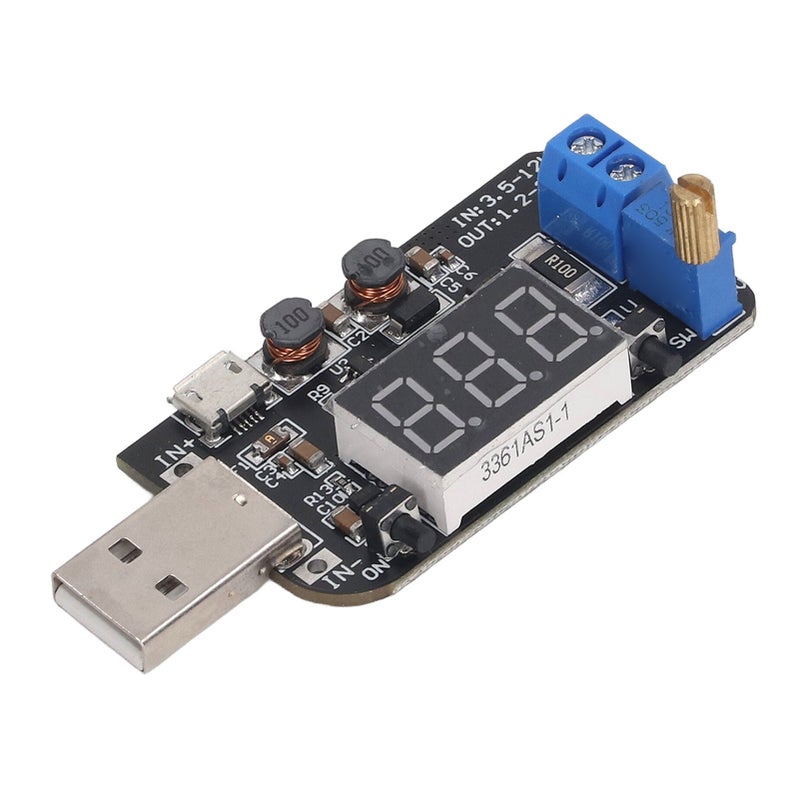 وحدة محول الرفع والانخفاض (Boost Buck) لوحة إمدادات طاقة USB DC 5V إلى DC 3.3V 9V 12V 18V 24V - Image 4