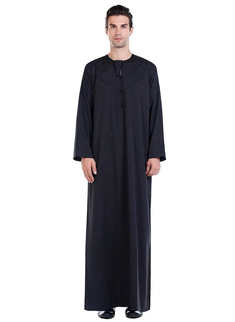 Loquat Muslim Arab Men Thobe Thawb Caftan  - Image 1