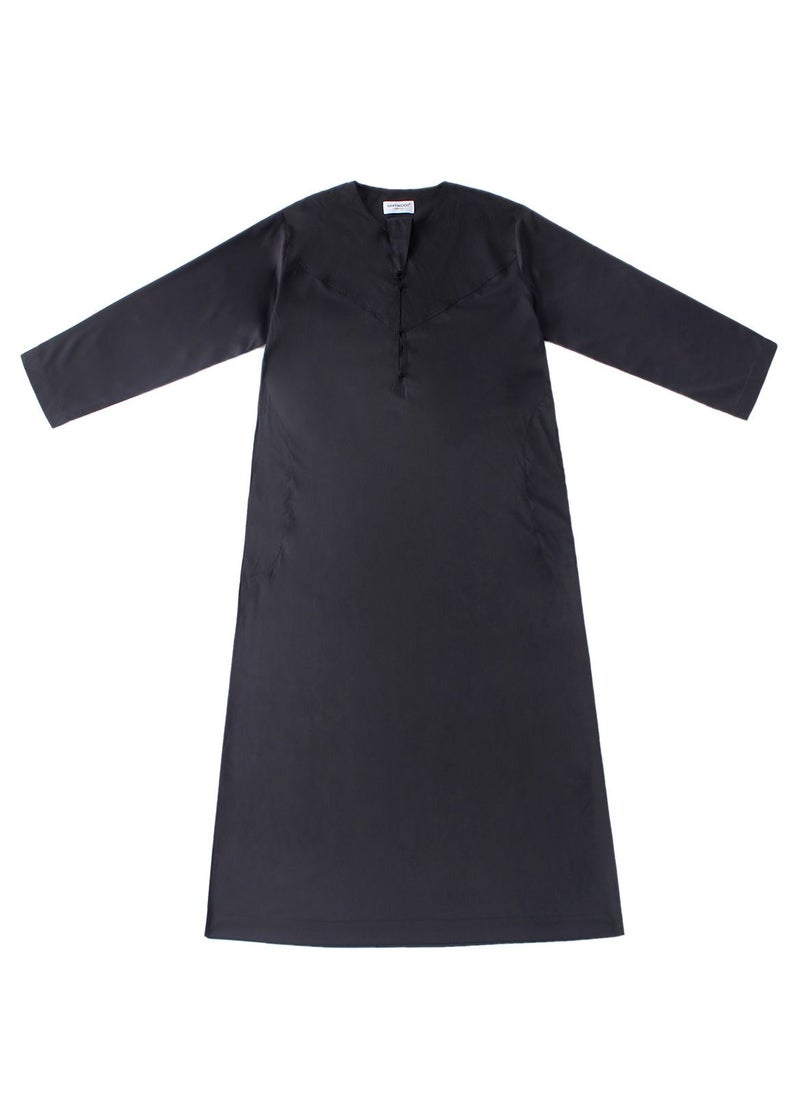 Loquat Muslim Arab Men Thobe Thawb Caftan  - Image 4