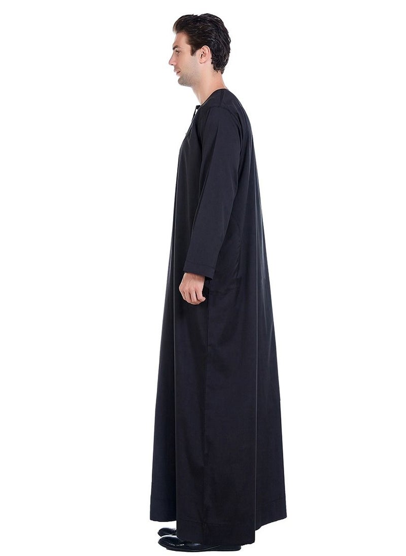 Loquat Muslim Arab Men Thobe Thawb Caftan  - Image 3
