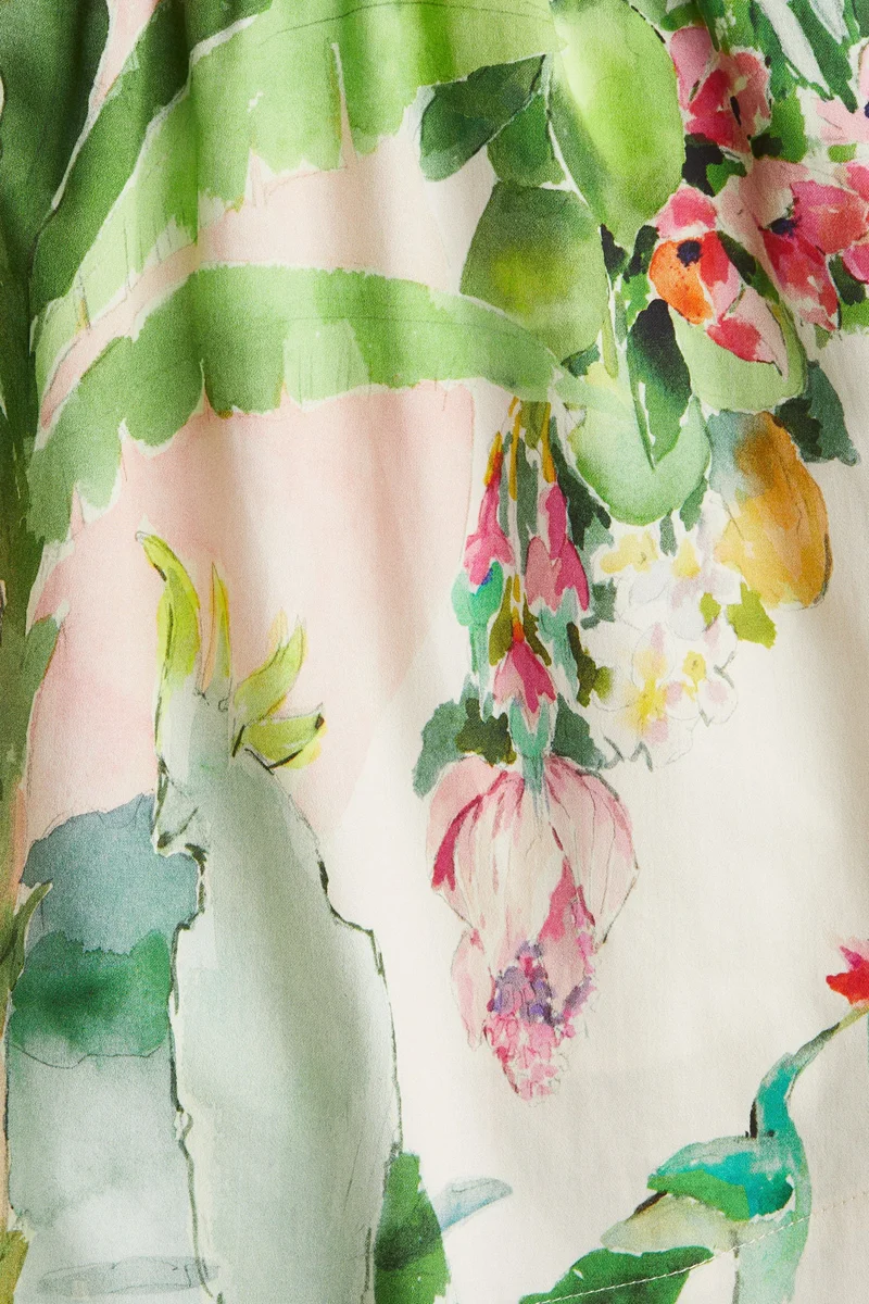 H&M Patterned cotton shorts