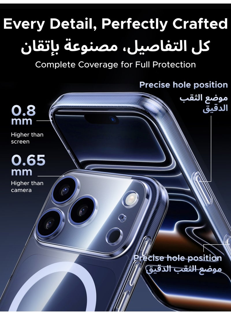Ugreen Magnetic Phone Case & Car Mount Combo for iPhone 17 Pro Max - Military-Grade Shockproof Case with 2400gf Ultra-Strong Magnetic Car Holder, Nano-Gel Suction Technology & 360° Adjustable Viewing for Safe Hands-Free Driving - Image 4