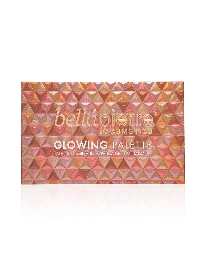 Glowing Highlighter Makeup Palette ; 6 Illuminating Shades To Suit Different Skin Tones ; Nontoxic And Paraben Free ; Vegan And Cruelty Free ; Natural Look