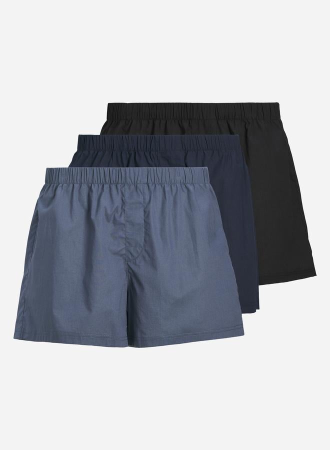 JACK & JONES Pack of 3 - Solid Cotton Boxers - Image 1