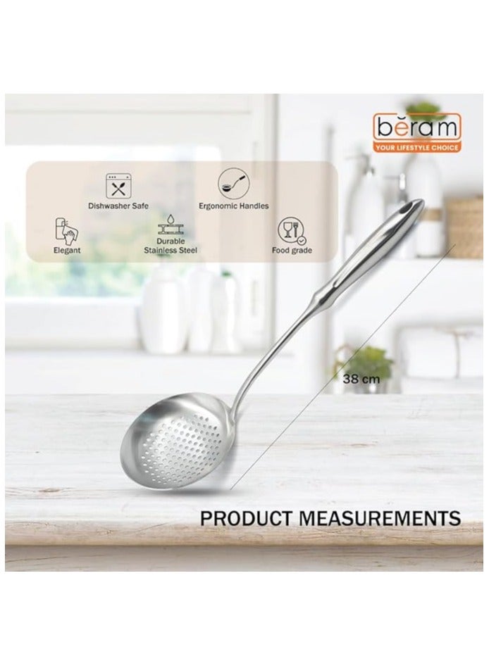 BERAM Honor Skimmer Strainer 304 Stainless Steel Elegant Design Cooking Utensils Kitchen Tool for Straining and Draining - Image 3