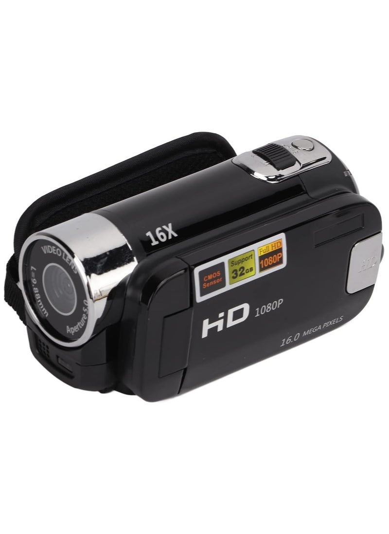 ماركة غير محددة مسجل كاميرا فيديو رقمية، دقة Full HD 1080P، تكبير 32 جيجا بايت 16x، كاميرا فيديو رقمية، كاميرا DV لتسجيل الفيديو  - Image 1