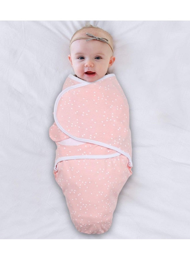 The Peanut Shell The Peanutshell Baby Swaddle Blankets Set of 3 - Baby Girl Sleep Sack for Newborn, Newborns Sack 0-3, 3-6 Month Swaddles, Soft & Breathable Cotton - Pink Floral (M/L) - Image 4