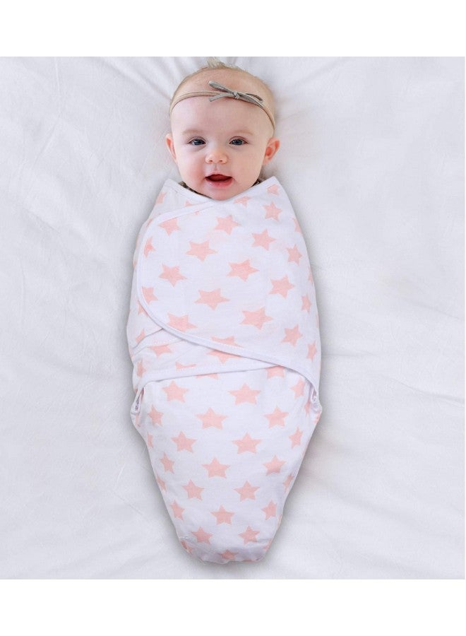 The Peanut Shell The Peanutshell Baby Swaddle Blankets Set of 3 - Baby Girl Sleep Sack for Newborn, Newborns Sack 0-3, 3-6 Month Swaddles, Soft & Breathable Cotton - Pink Floral (M/L) - Image 5