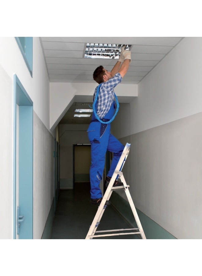 EMC Multi-Purpose Aluminium Folding Ladder for Home & Office – Non-Slip Steps & Safety Feet (5 Step Ladder) - Image 3