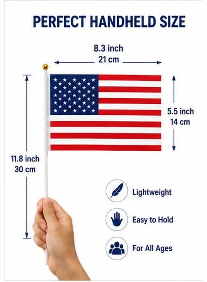 48 Pcs 2026 World Soccer Event Handheld Flags, Soccer Tournament 48 Countries Stick Flags, Premium Mini Hand Waving Flags for Party Bar Club Sports Events, International Festival and Garden Decorations - Image 2